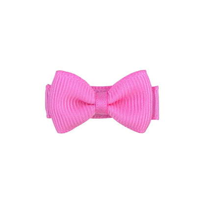 1.2 Inches Mini Hair Bows With Clip – Solid Colors Hairgrips for Kids & Baby Girl