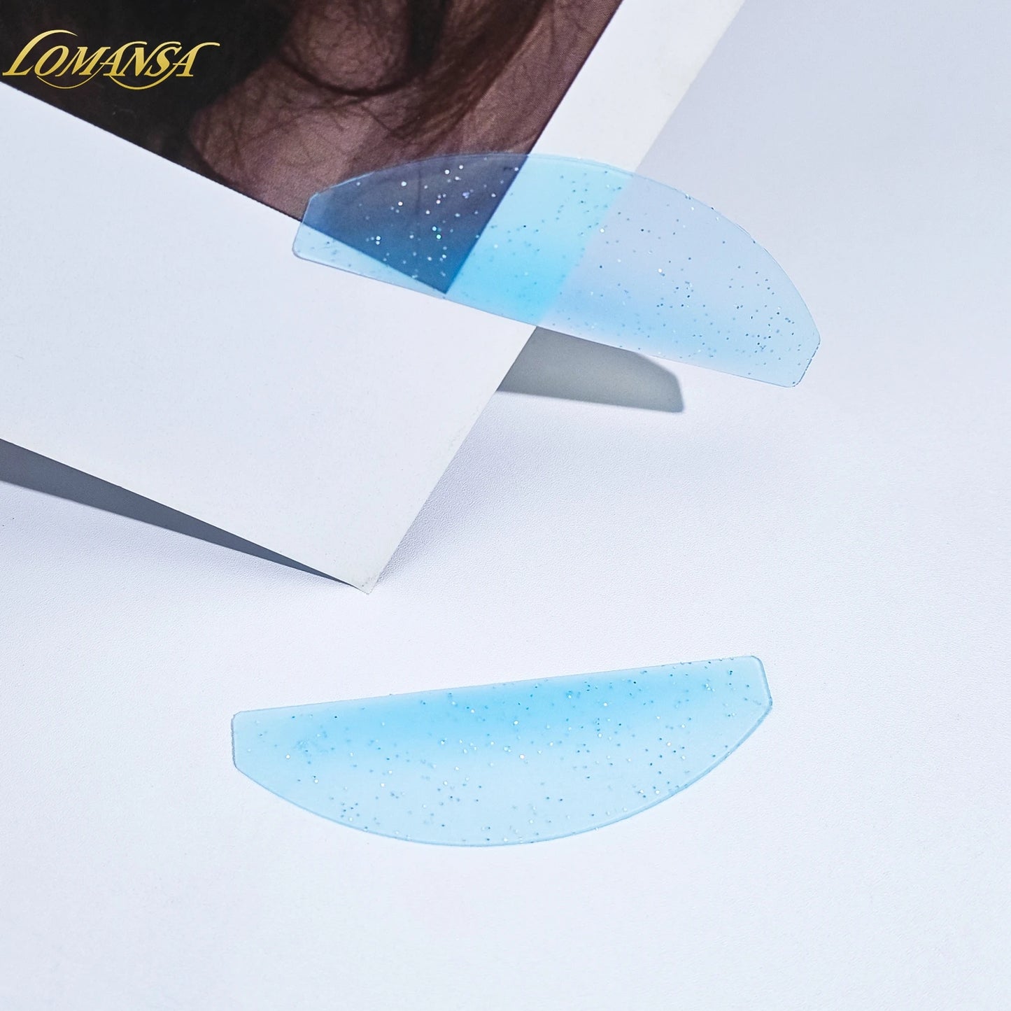 Lomansa 1 Pair Silicone Lash Softening Pads – Eyelash Perm Rods & Shields for Lash Lifting, Professional Eyelash Accessories